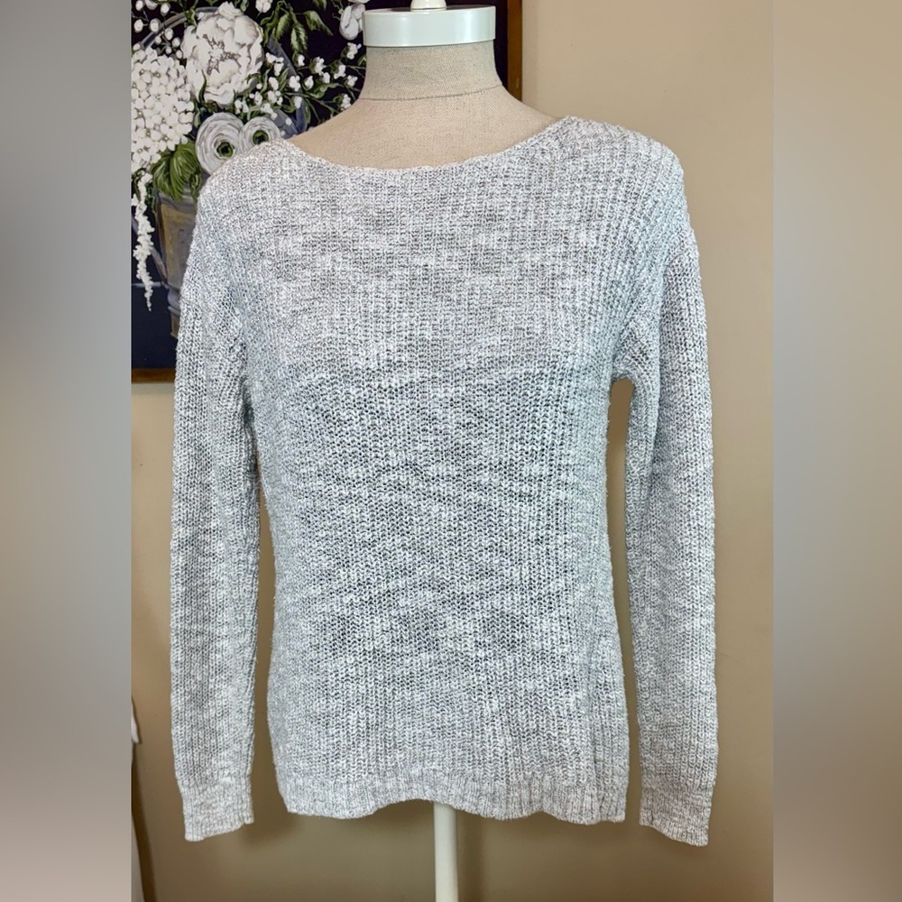 Madewell Heather Gray Crew Neck Sweater - Picture 2 of 7